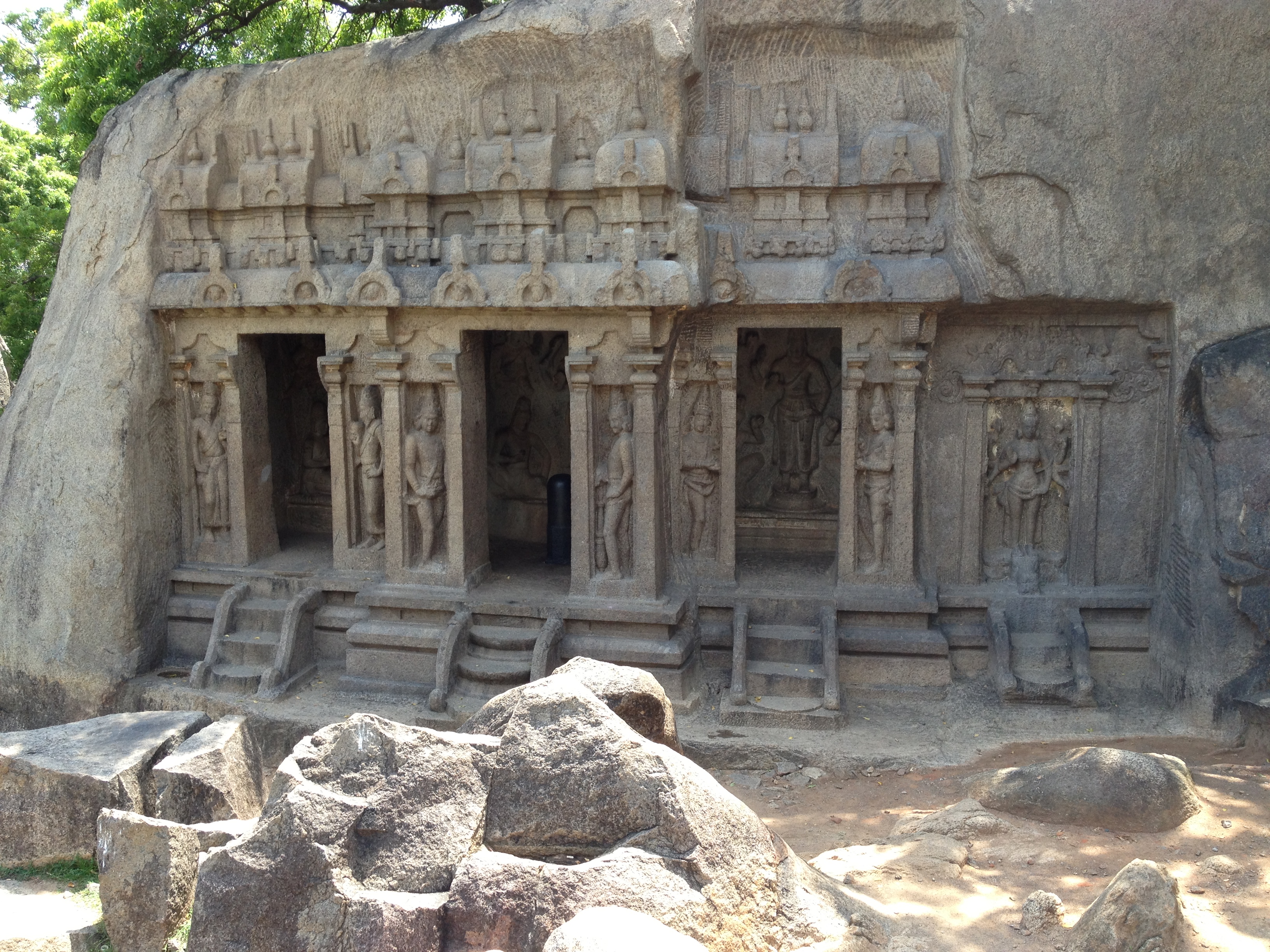 マハーバリプラム（Mahabalipuram）に残るヒンドゥー建築と世界遺産